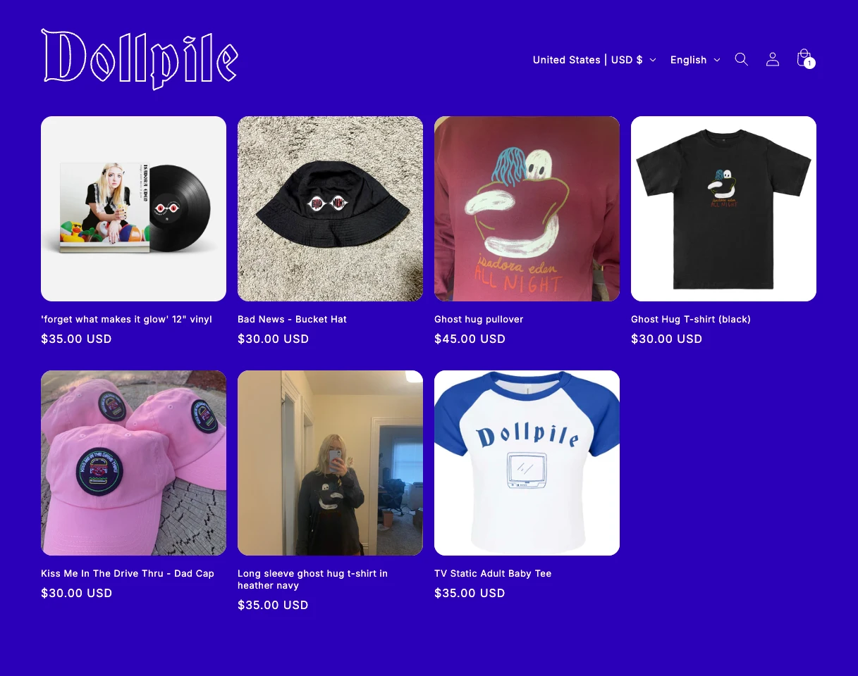 Screenshot of Dollpile