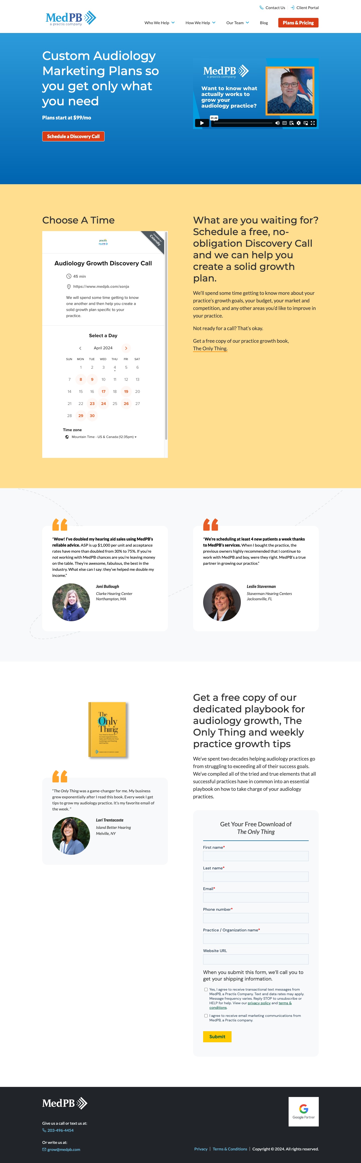 Screenshot of medpb.com