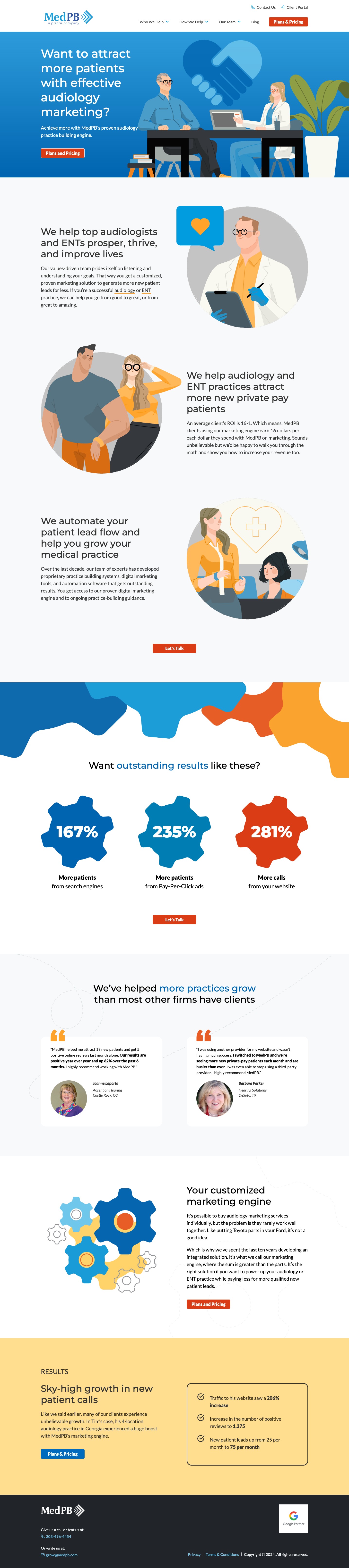 Screenshot of medpb.com