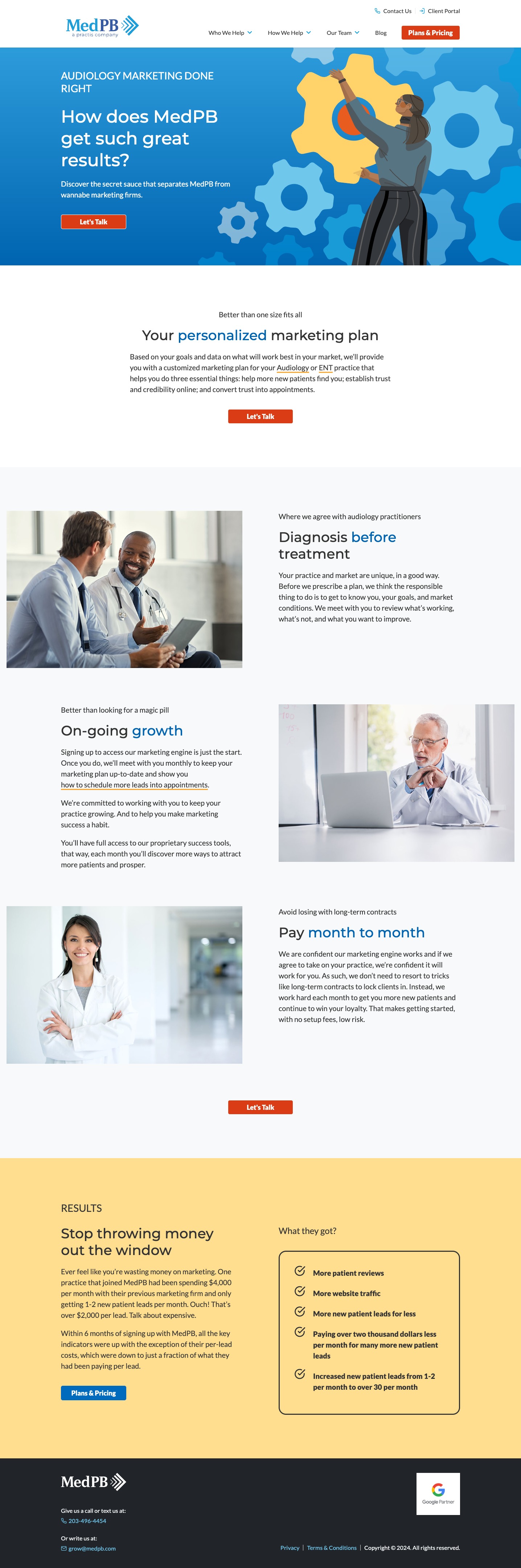 Screenshot of medpb.com