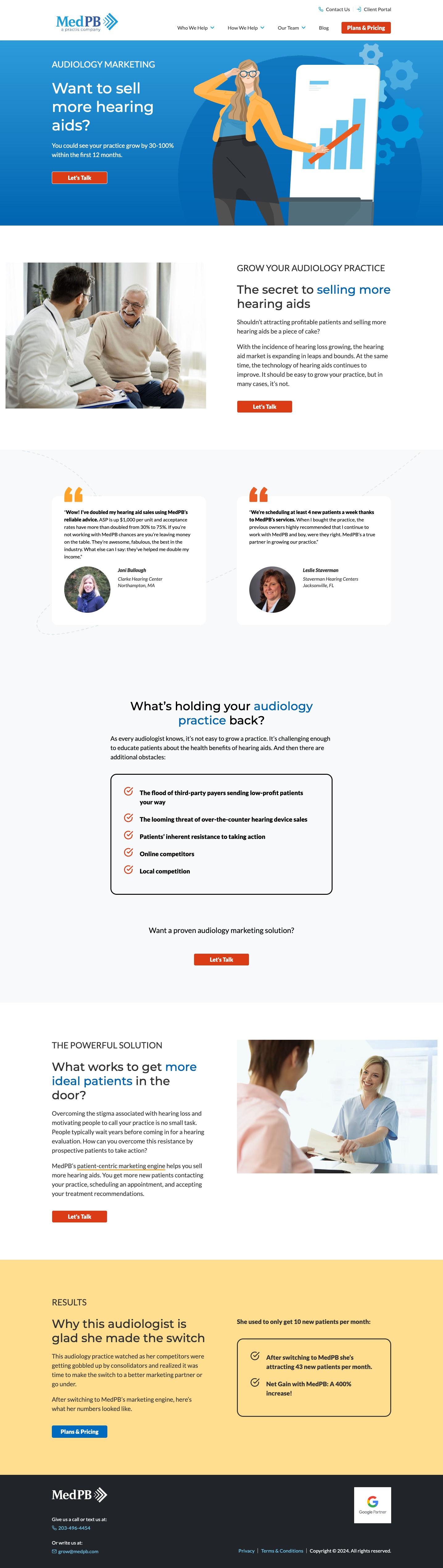 Screenshot of medpb.com