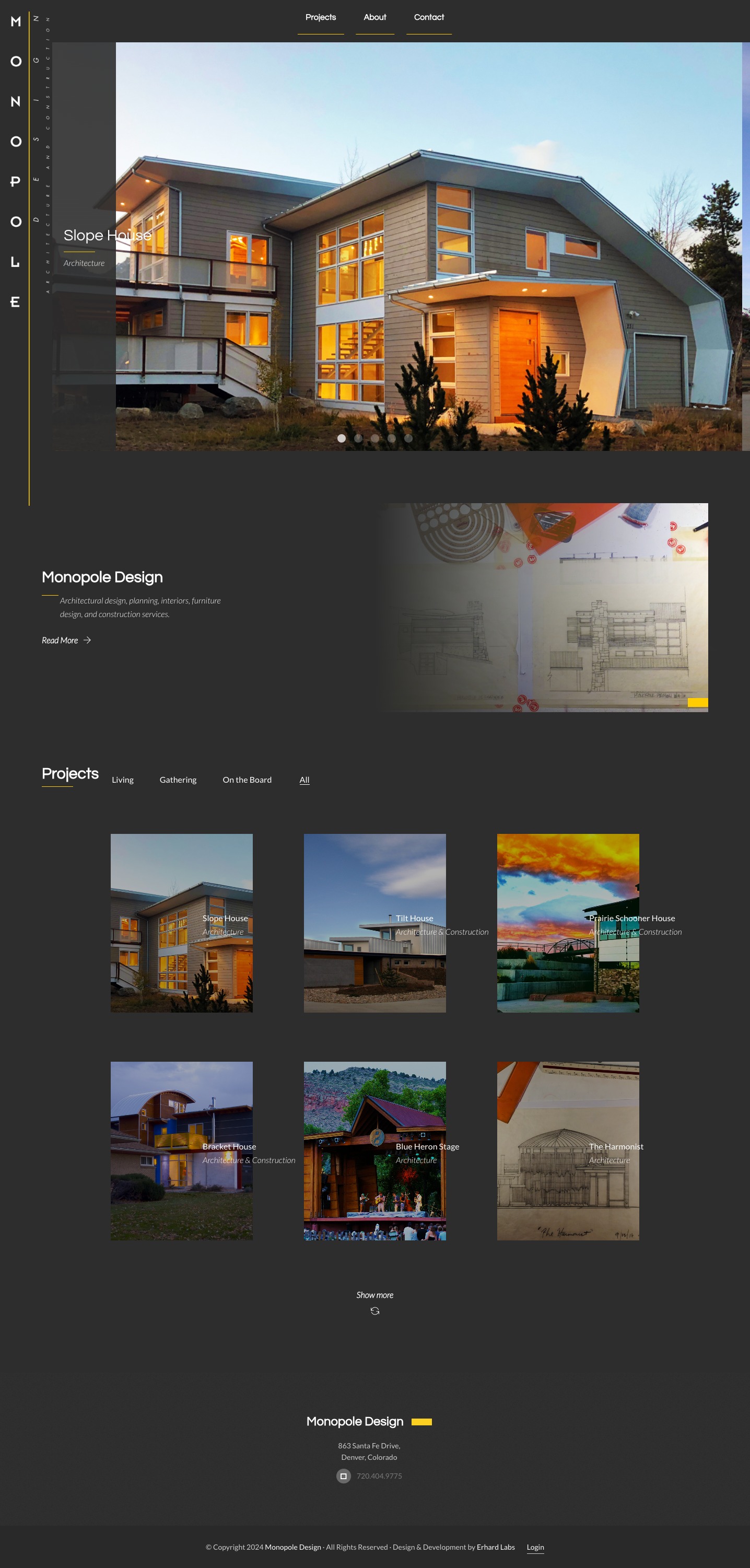 Screenshot of Monopole Design