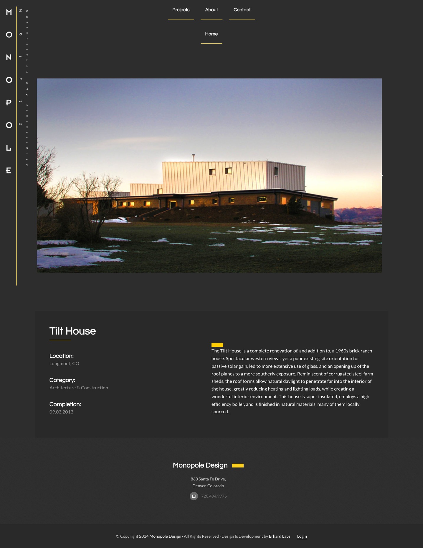 Screenshot of Monopole Design